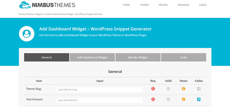 WordPress генератор