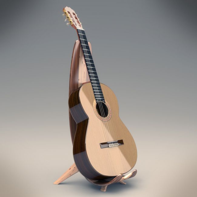 3D Модель гитары
